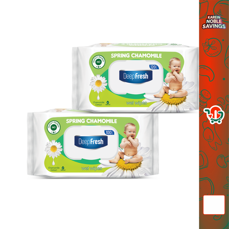 DEEP FRESH BABY WIPES 100P