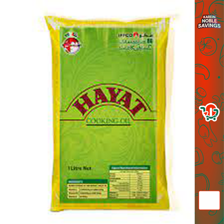 HAYAT COOKING OIL 1LTR