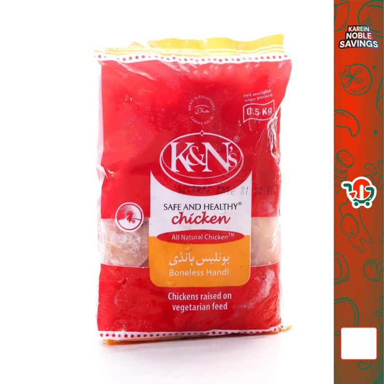 K&N BONELESS HANDI 500GM