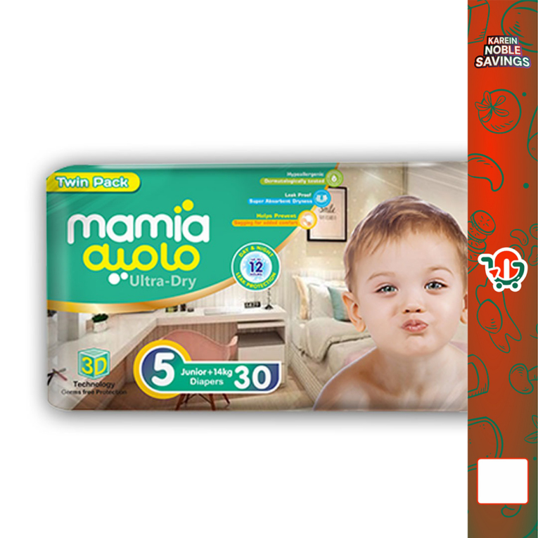 MAMIA N B DAIPER 52PCS NO.5