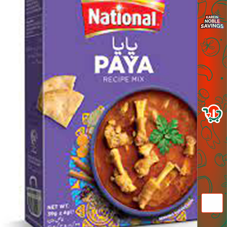 NATIOAL PAYA MASALA 45GM