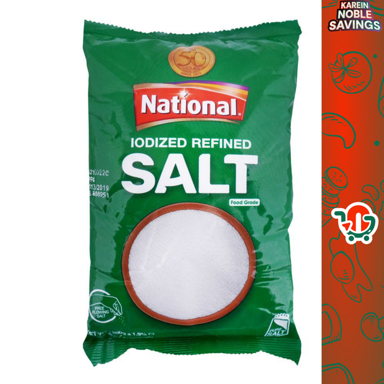 NATIONAL IODIZED SALT 800