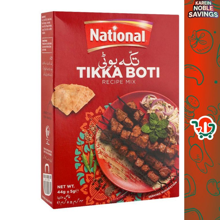 NATIONAL TIKKA BOTI 50GM