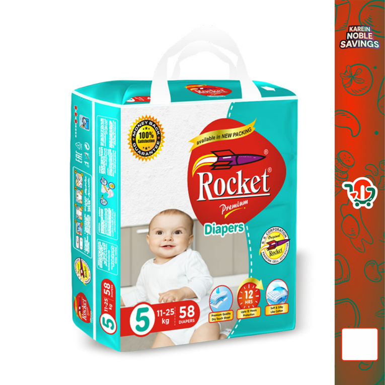 ROCKET PRM DIAPERS NO.5