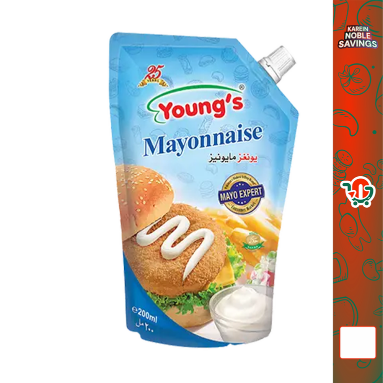 YOUNGS MAYONNAISE 200ML