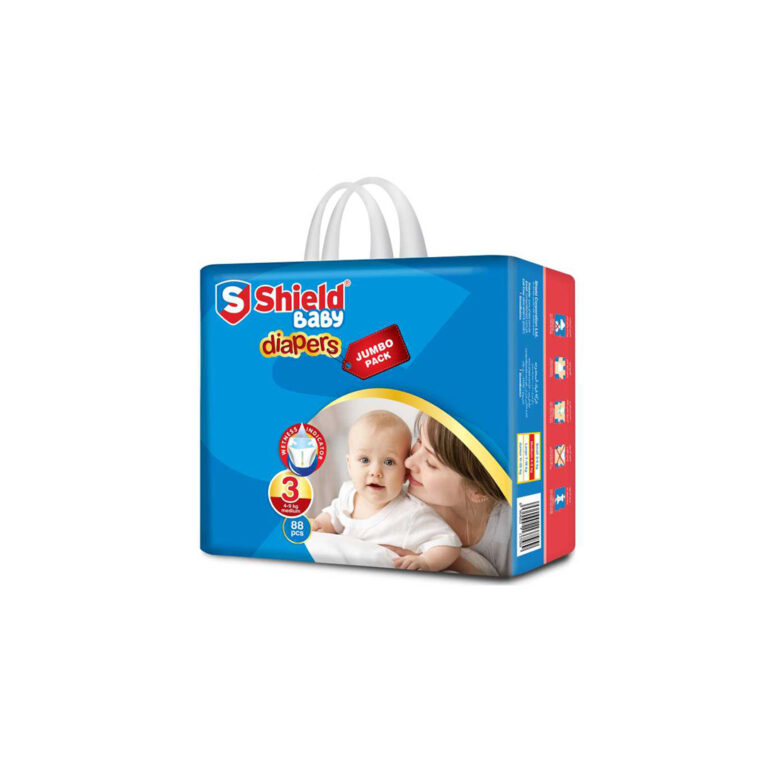 Baby Diapers Jumbo Pack Size 3 Medium (4-9Kg), 88 Count