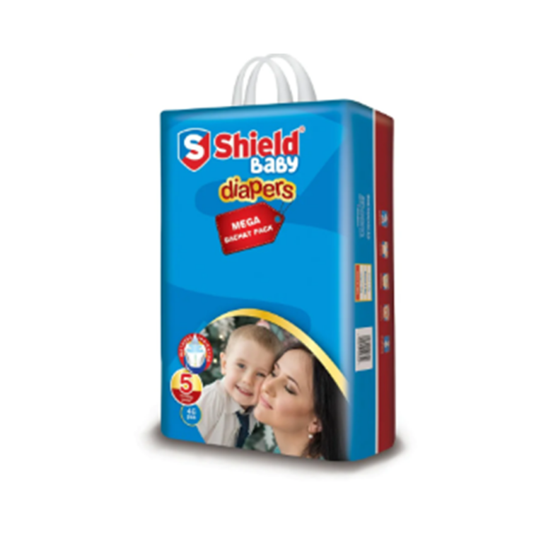 SHEILD DIAPERS (5) JUNIOR 46 PCS